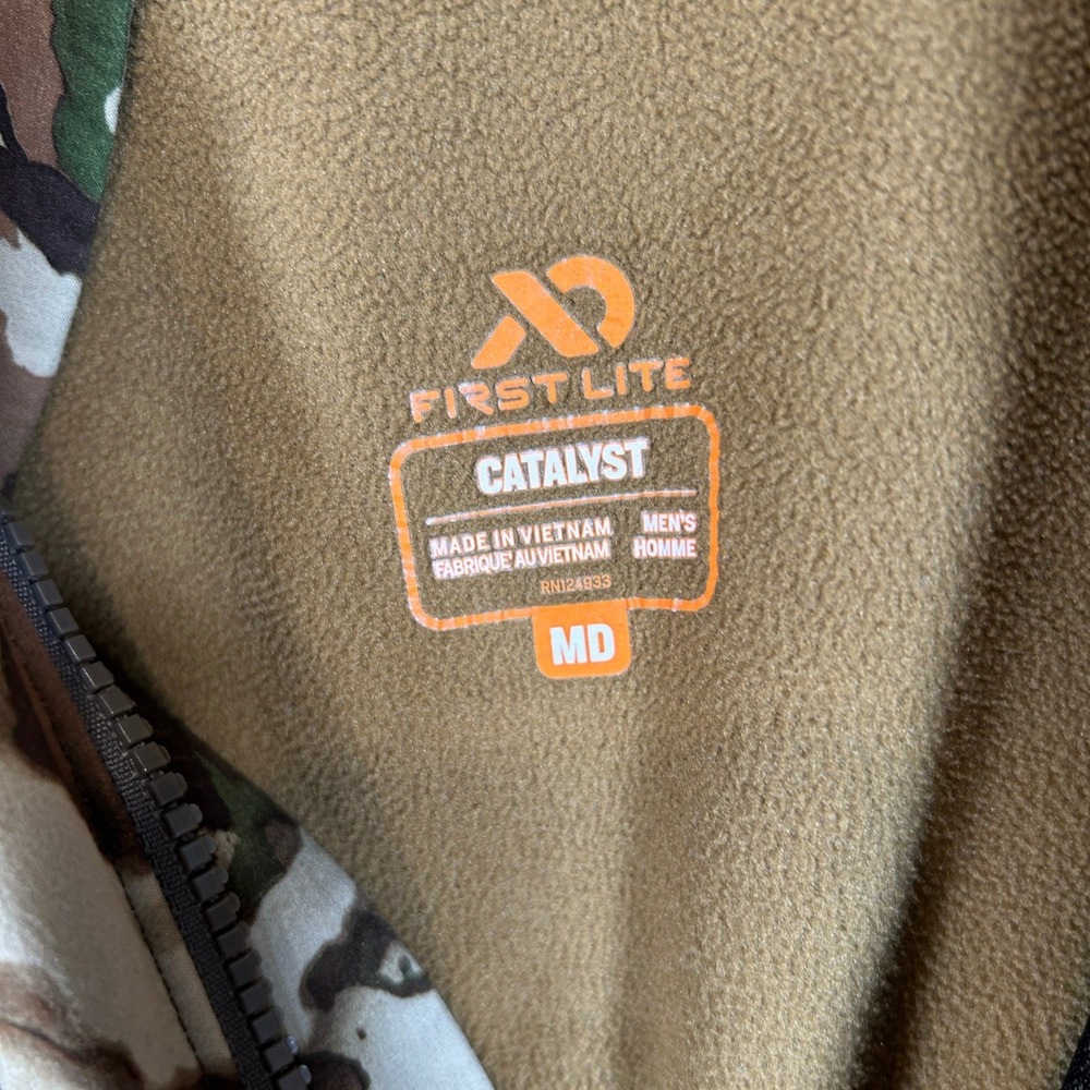 First Lite Catalyst Camo Softshell Jacket Hooded … - image 3